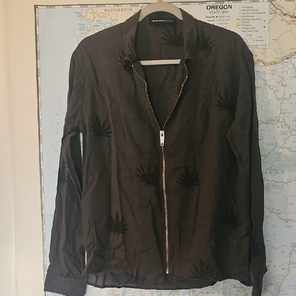 The Kooples Black Relaxed Fit Shirt